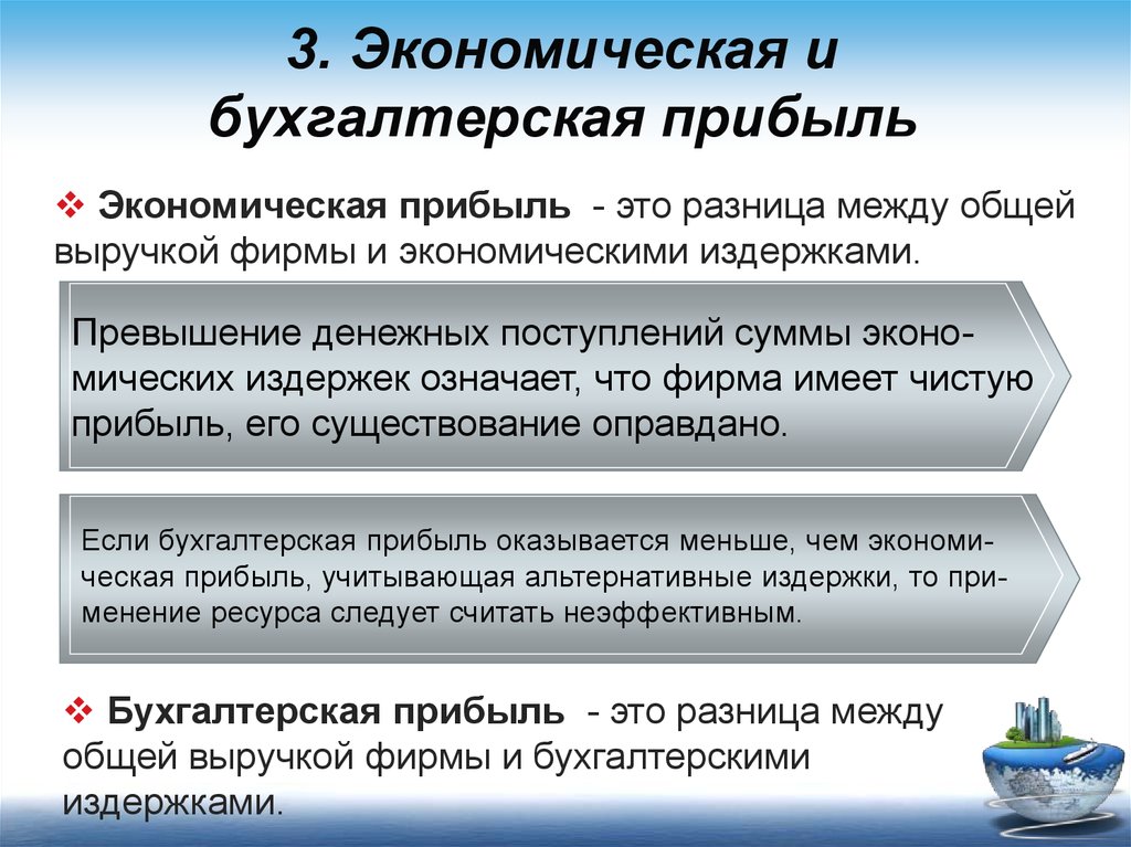 Прибыль фирмы равна. Бухгалтерская и экономическая прибыль. Понятие экономической и бухгалтерской прибыли. Экономическая прибыль фирмы. Прибыль фирмы: бухгалтерская и экономическая.