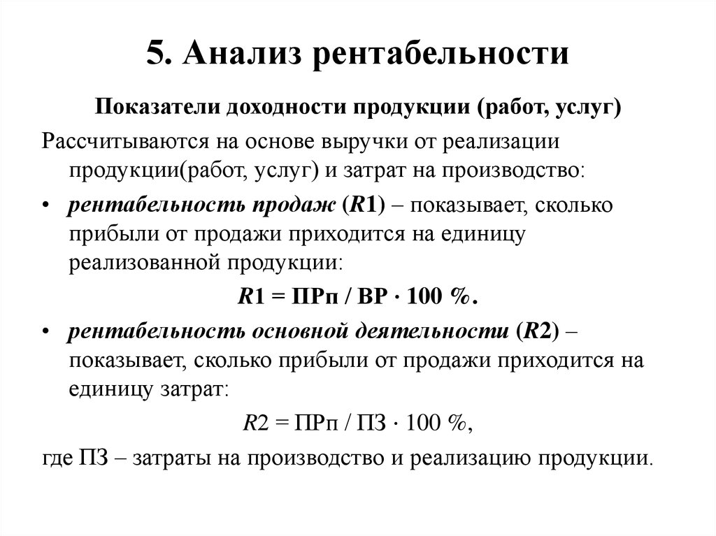 Рентабельность проекта в процентах