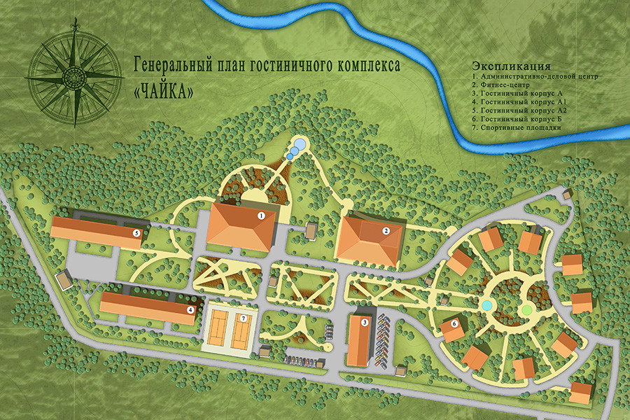 Звенигород парк отель схема расположения корпусов