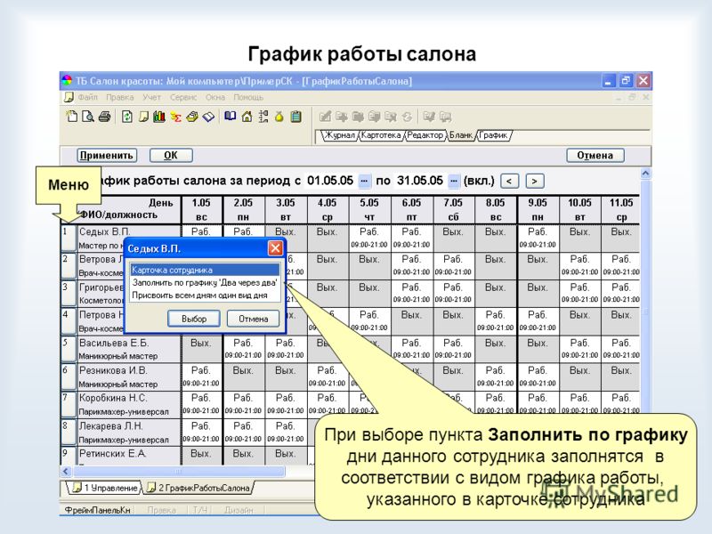 Идеальный график работы. График работы салона красоты. Расписание работы парикмахерской. График работы Мастеров в салоне красоты. График работников салона красоты.