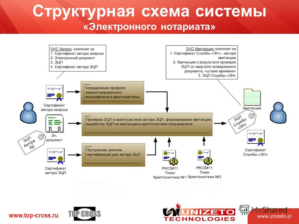 Схема получения эцп