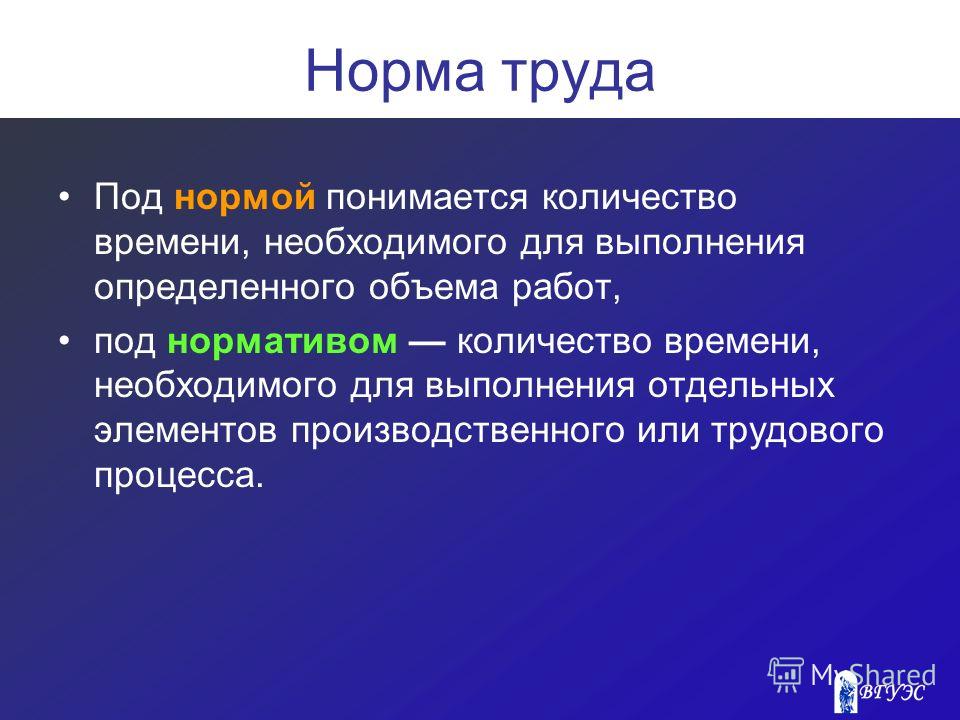 Практика нормирования труда