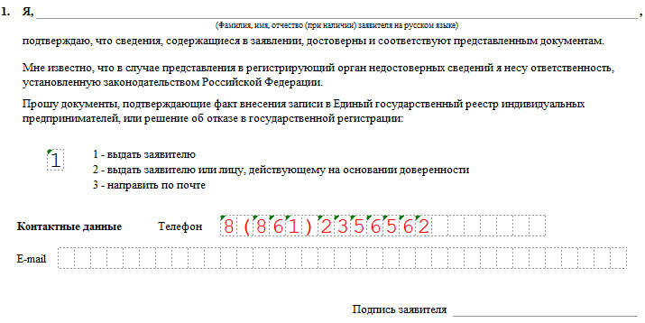 Р24001 образец заполнения при добавлении кодов оквэд