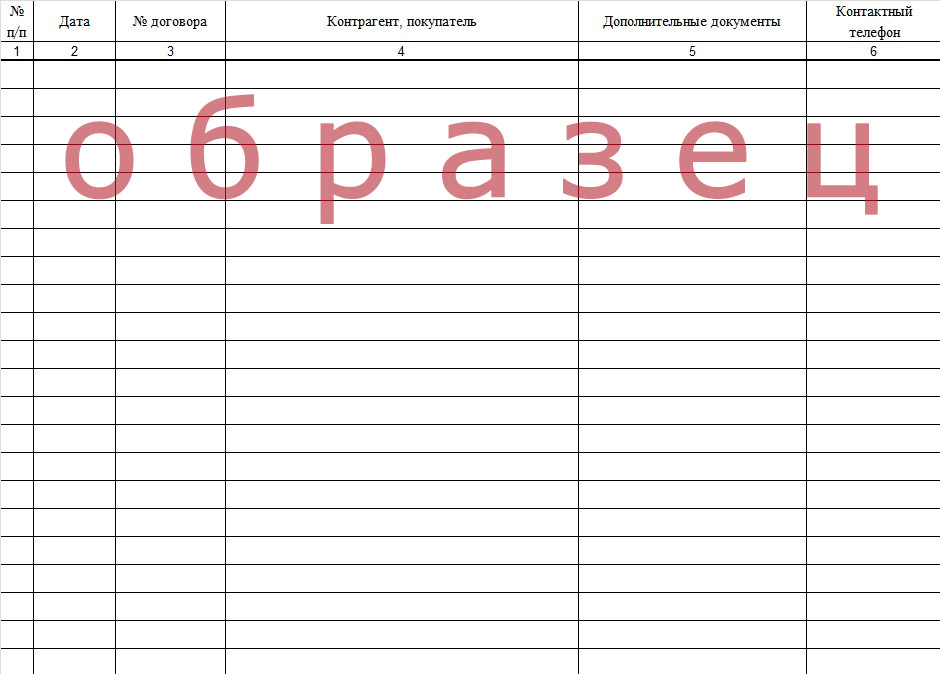 Образец журнал регистрации дополнительных соглашений к трудовым договорам образец