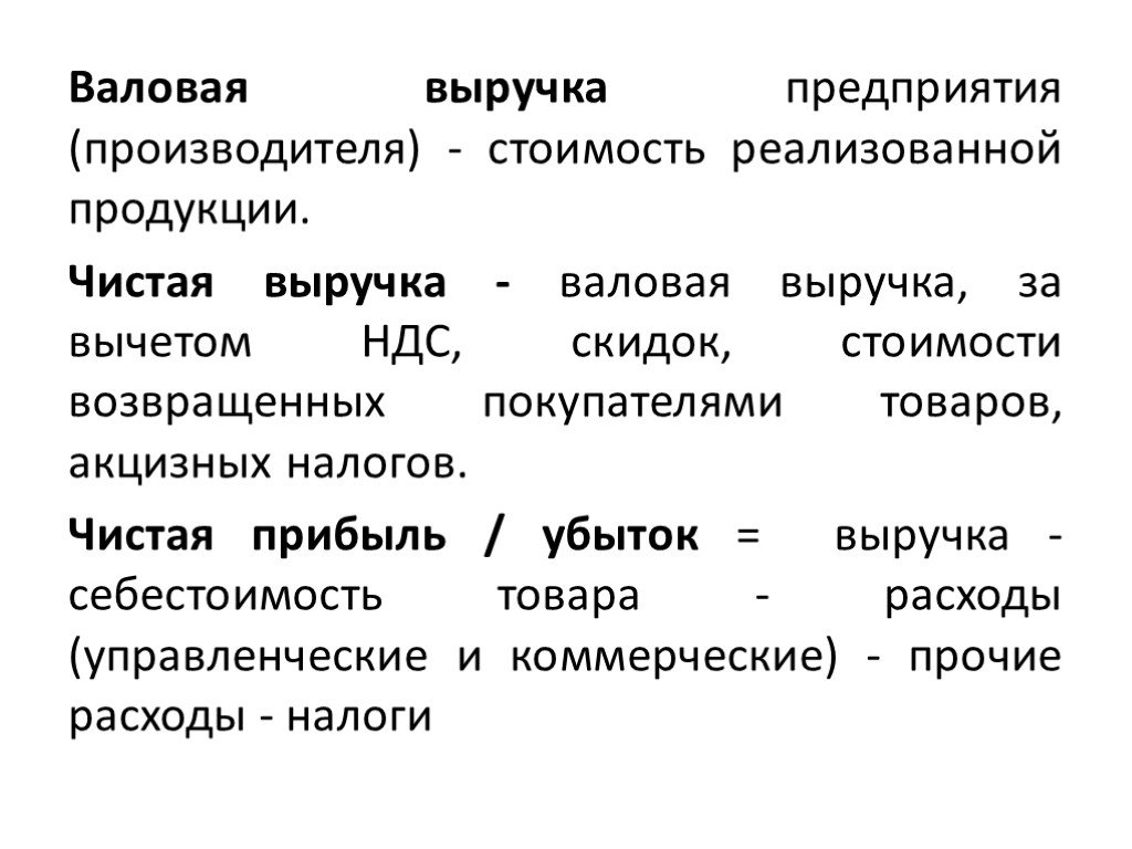 Чистая прибыль проекта