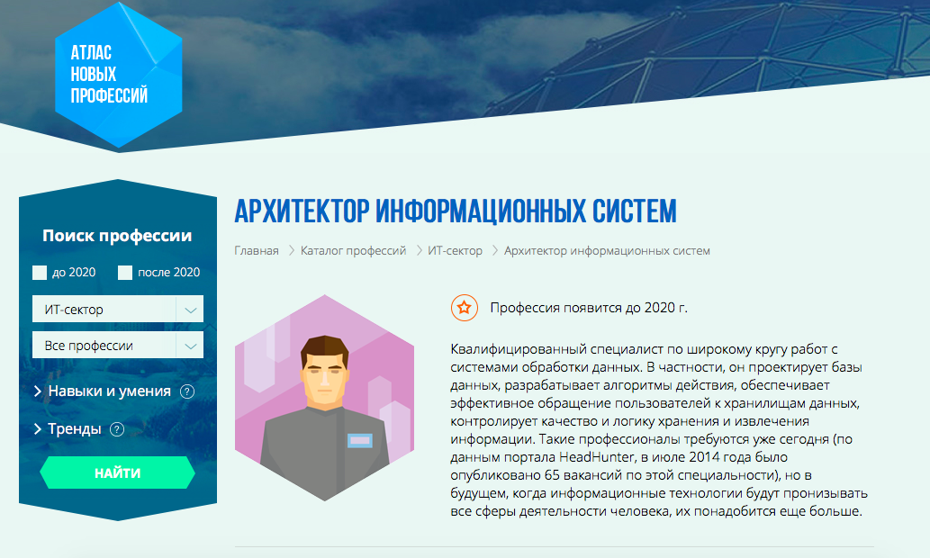 Атлас новых профессий презентация