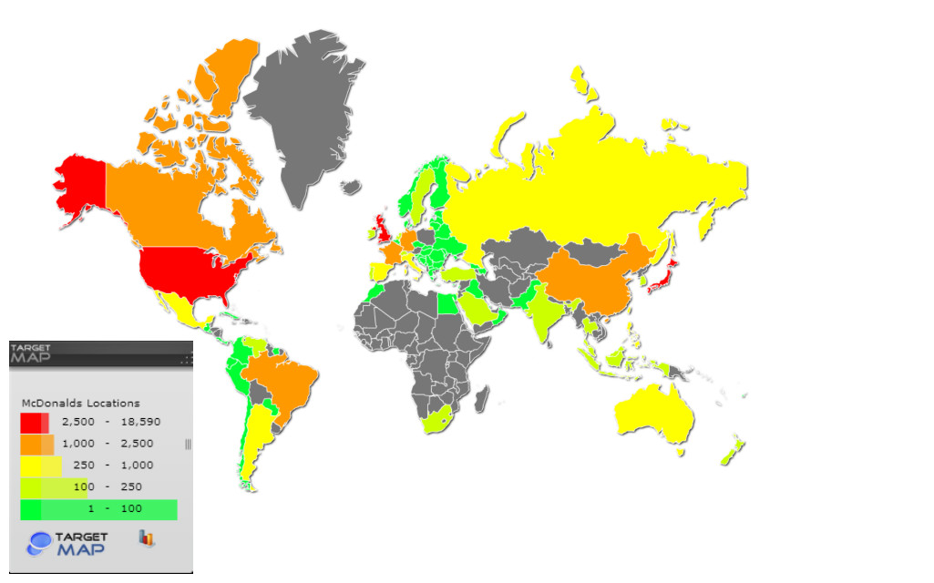 Карта макдональдс в россии