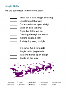 13 Jingle Bells Song Order