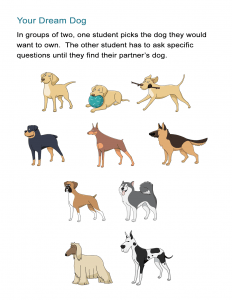 16 Your Dream Dog Worksheet