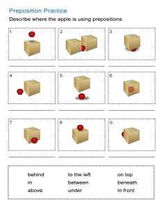 21 Preposition Practice