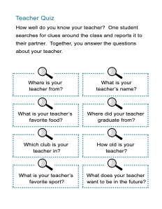 26 Teacher Quiz ESL Worksheet