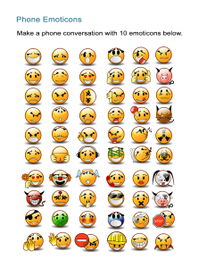 33 Phone Emoticons