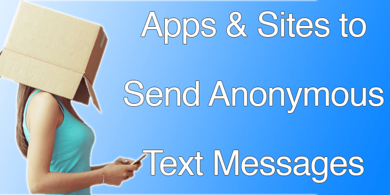 anonymous text app