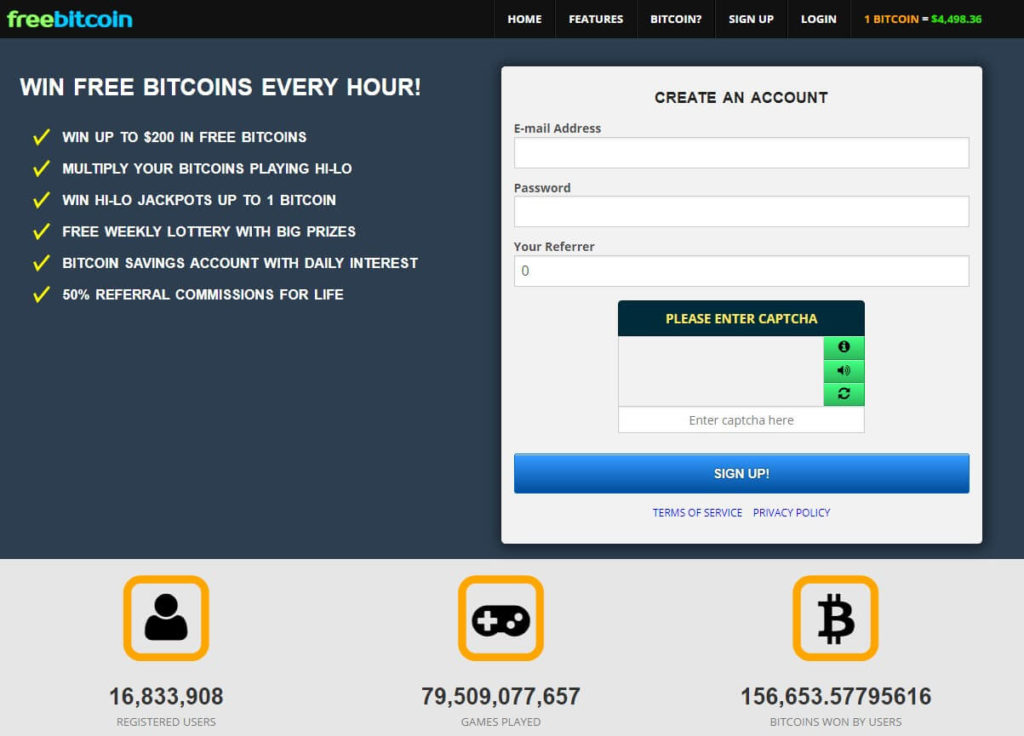 Биткоин-кран FreeBitco