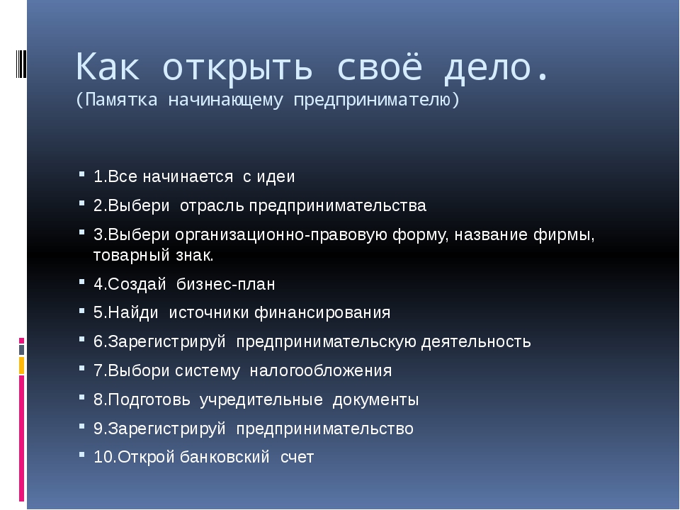 Проект мое собственное дело технология 10 класс - 94 фото