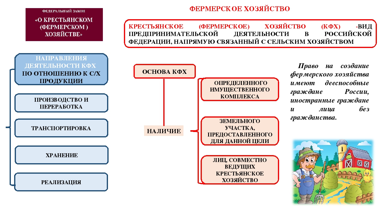 Правовое положение фермерских хозяйств. Структура КФХ схема. Виды крестьянского фермерского хозяйства. Крестьянские хозяйства виды. Крестьянское фермерское хозяйство Обществознание.