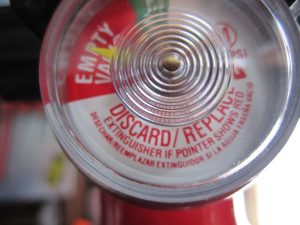 check your fire extinguisher pressures