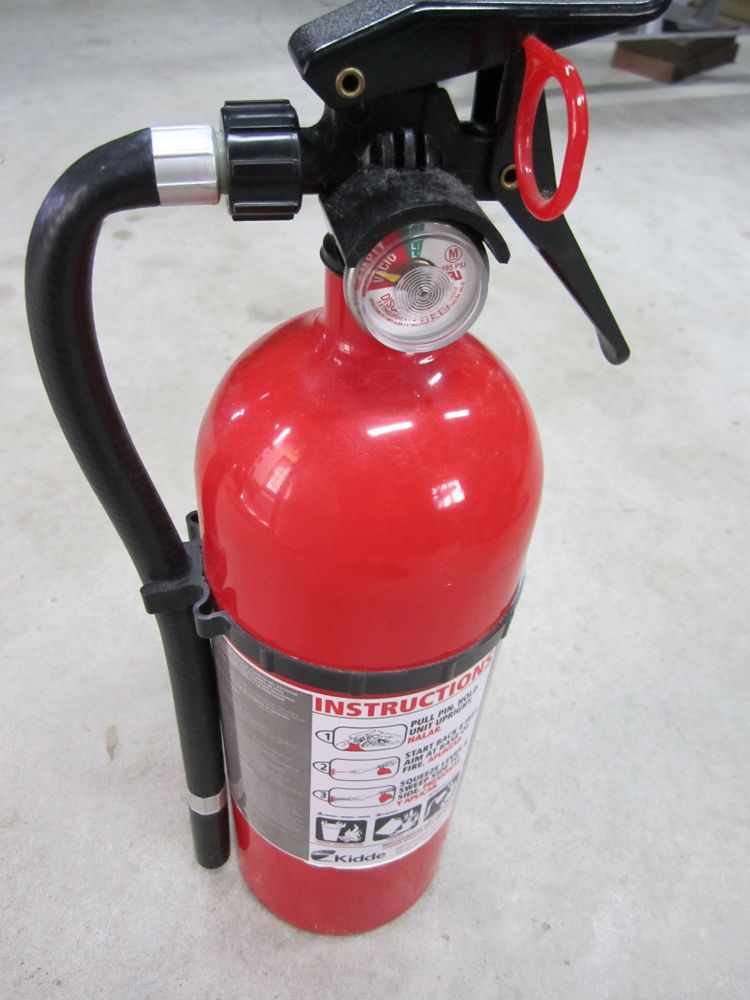 Kidde empty disposable fire extinguisher