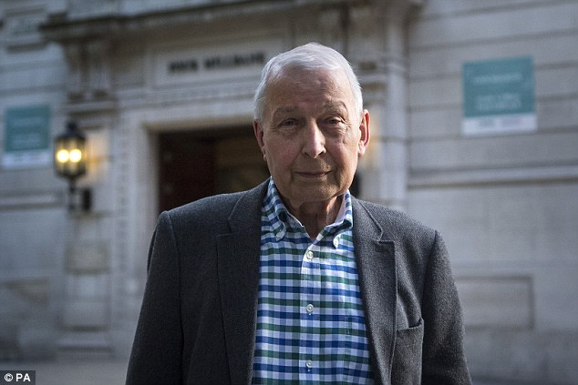 Frank Field (pictured in Westminster last night) revealed today he was considering quitting the Commons immediately to fight a by-election on Labour
