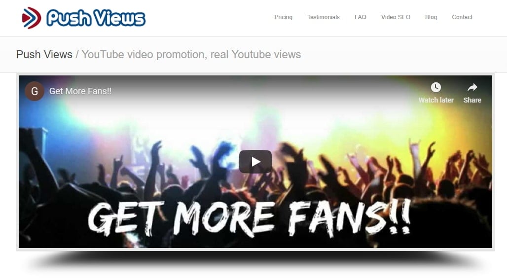 Youtube Video Promotion Services pushviews
