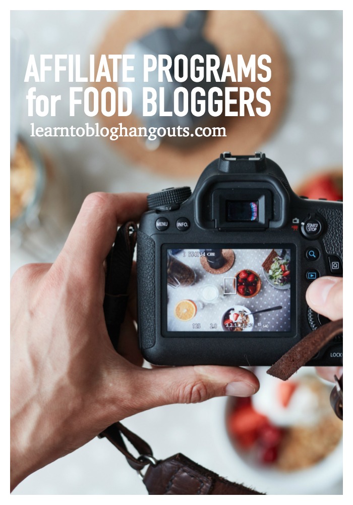affiliate programs for food bloggers