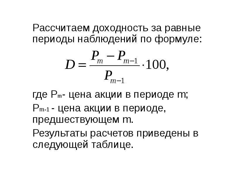 Процент рентабельности калькулятор