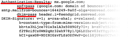 Carry out SPF and DKIM checkout