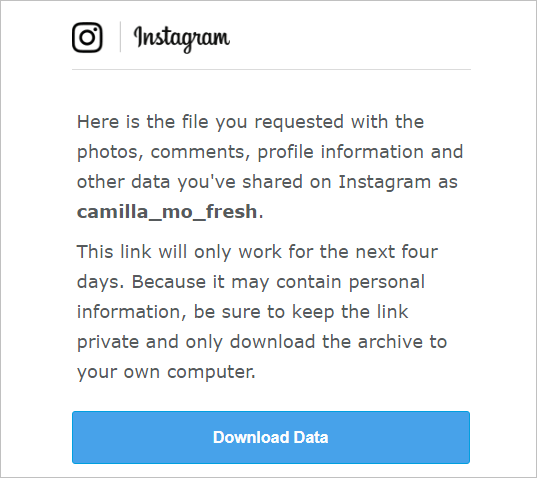 download data from instagram