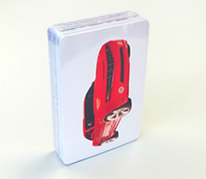 Shrink-wrapped playing cards