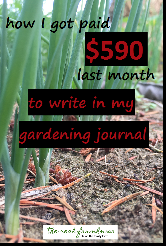 Do you write in your gardening journal? You should get paid for it too!