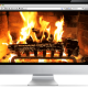 Relaxing Fireplace Screensaver