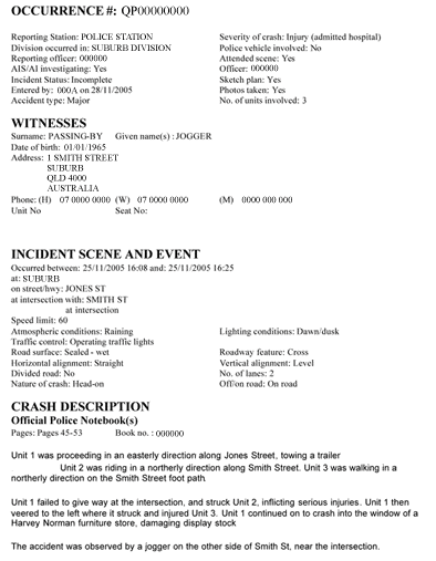 inceident report template 65454