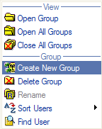Manage ICQ Groups