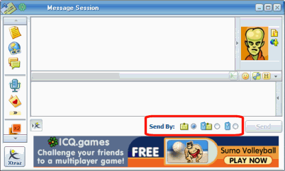 ICQ Message Window
